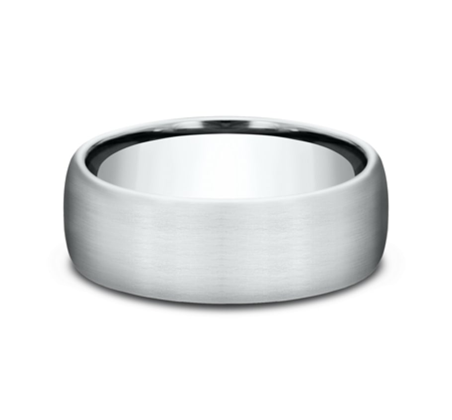 Benchmark CF71961W White Gold 14k 9mm Men&#39;s Wedding Band Ring