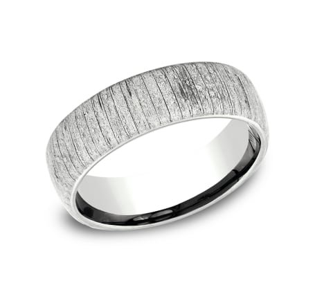 Benchmark CF856630W White Gold 14k 7mm Men&#39;s Wedding Band Ring