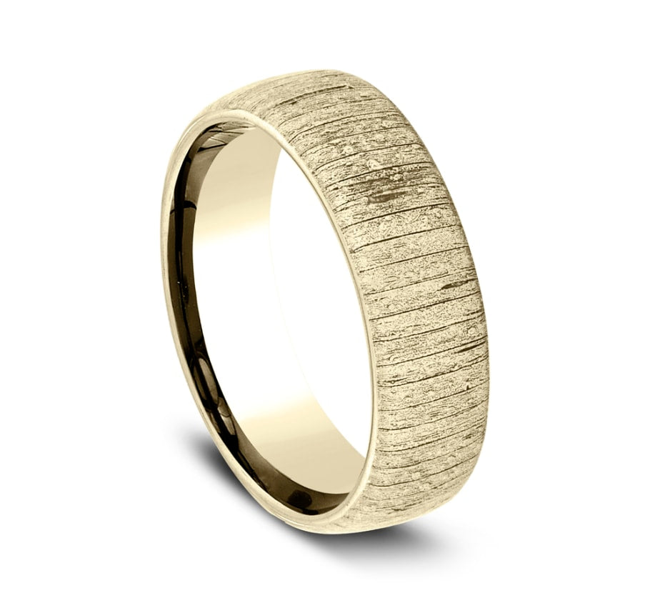 Benchmark CF856630Y Yellow Gold 14k 7mm Men&#39;s Wedding Band Ring