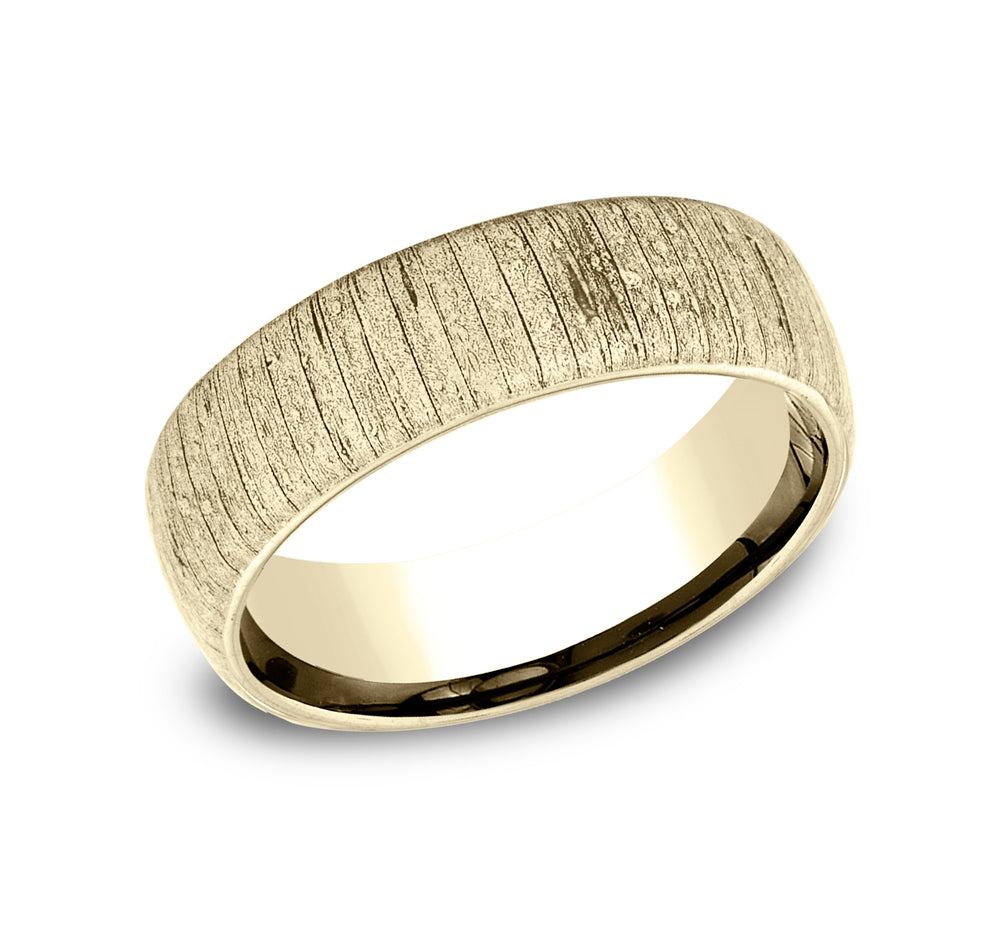 Benchmark CF856630Y Yellow Gold 14k 7mm Men&#39;s Wedding Band Ring