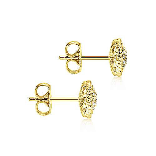 Gabriel &amp; Co. 14K Yellow Gold 0.17ct Diamond Earring EG11556Y45JJ
