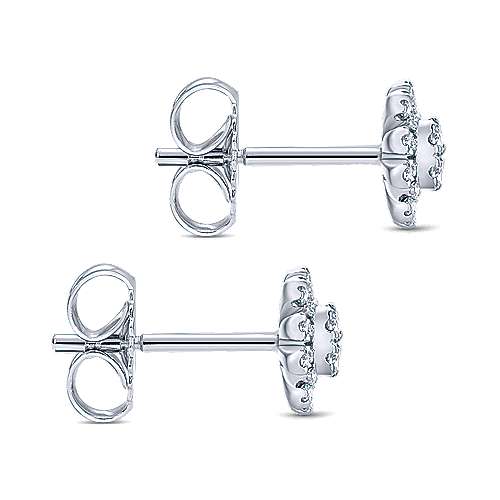 Gabriel &amp; Co. 14K White Gold Fashion 0.28ct Diamond Earrings EG12893W45JJ