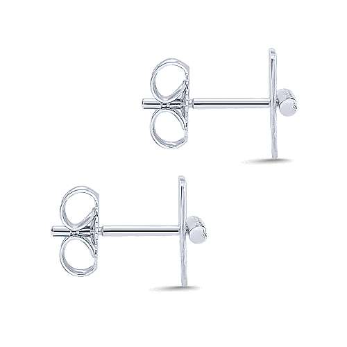 Gabriel &amp; Co. 14K White Gold Fashion 0.09ct Diamond Earrings EG13092W45JJ