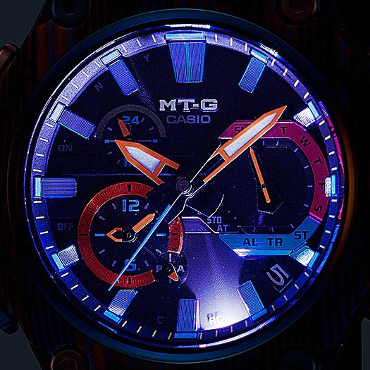 Casio G-Shock MTGB2000XMG-1A G-Carbon MTG Ble LIMITED EDITION Rainbow Watch