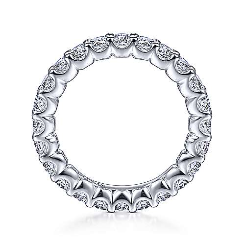 14k White Gold Shared Prong Set Diamond Eternity Band  AN13819-6W44JJ