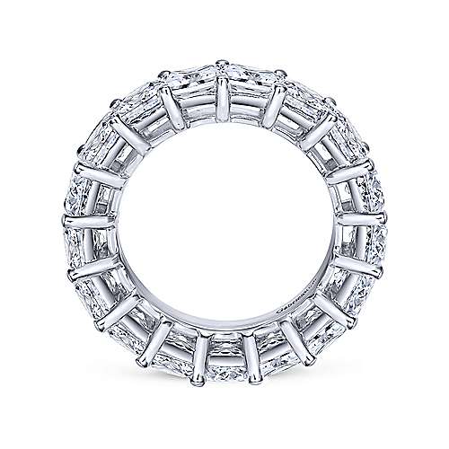14k White Gold Princess Cut Prong Set Eternity Band  AN5272-6W44JJ