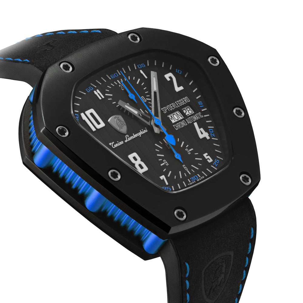 Tonino Lamborghini TLF-T07-4 SPYDERLEGGERO CHRONO Automatic Blue Watch